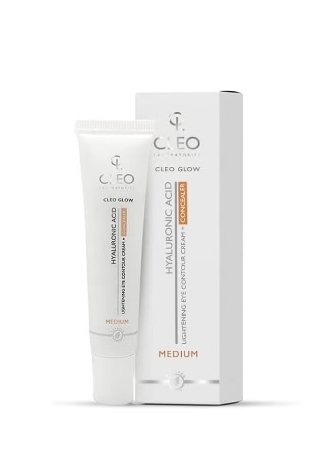 Glow Hyaluronic Acid Lightening Eye Contour+concealer-medium-15ML