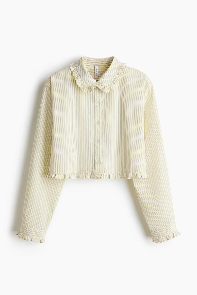 H&M Frill-trimmed shirt