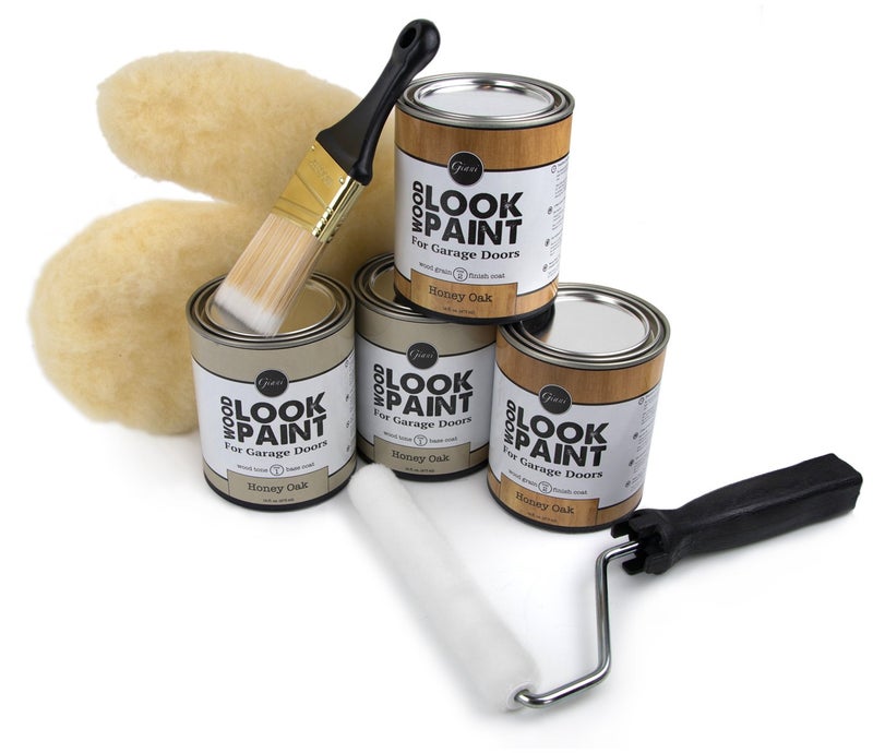 Giani Wood Look Paint Kit for Garage Doors (Honey Oak) - Image 2