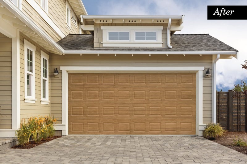 Giani Wood Look Paint Kit for Garage Doors (Honey Oak) - Image 4