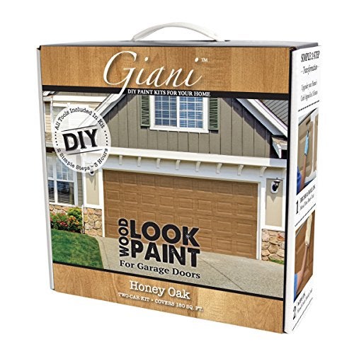 Giani Wood Look Paint Kit for Garage Doors (Honey Oak) - Image 1