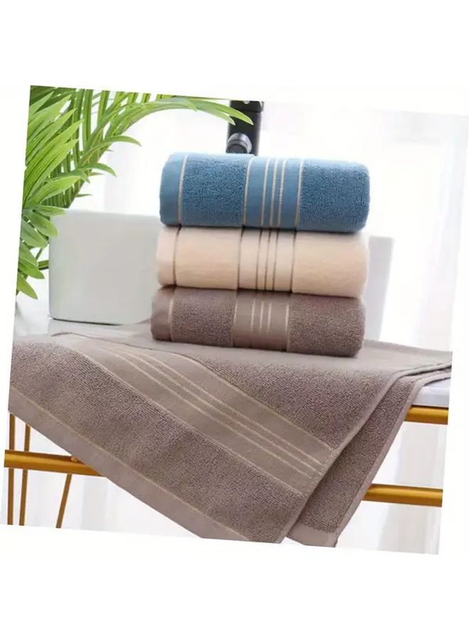 Coffee Color 100 Percent Pure Cotton Towel Highly Absorbent Soft Bath Sheet - قهوة اللون 100 في المئة منشفة قطنية نقيّة عالية الامتصاص ورقة حمام ناعمة - Image 4