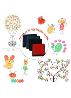 HOWAF HOWAF 24pcs Wooden Christmas Stamps with Ink Pad for Kids Crafting Card Making Painting, Christmas Stamp for Children DIY Scrapbooks Wrapping Paper Gift Christmas Party Bag Fillers Favor Supplies Xmas  - Image 4