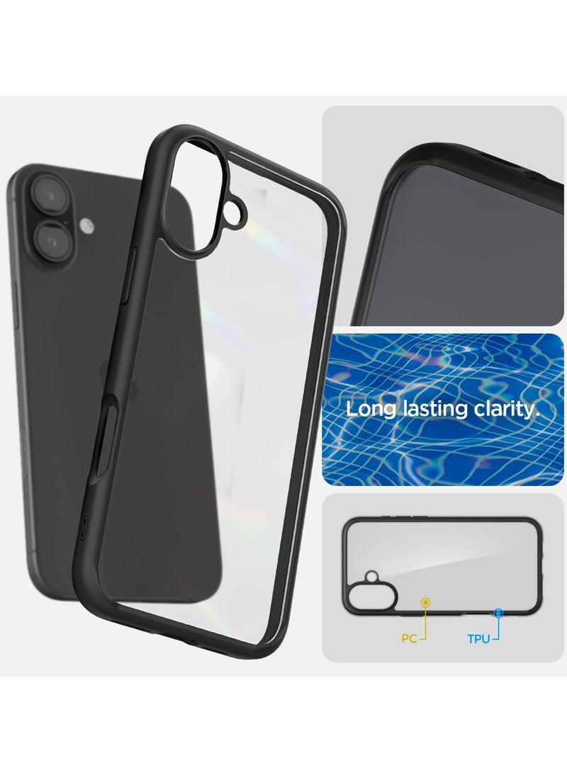 Spigen غطاء حماية ألترا هايبرد لهاتف آيفون 16 بلس (2024) - أسود غير لامع - Image 4