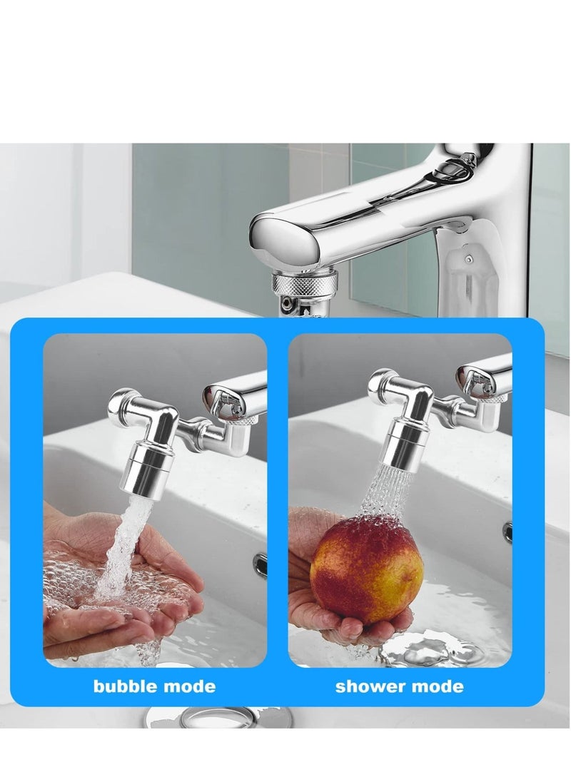 Generic - Universal Rotating Faucet Extender 1080° Large-Angle Rotating Robotic Arm Water Nozzle Faucet Adaptor Faucet Aerator Splash Filter Kitchen Tap Extend - Image 1