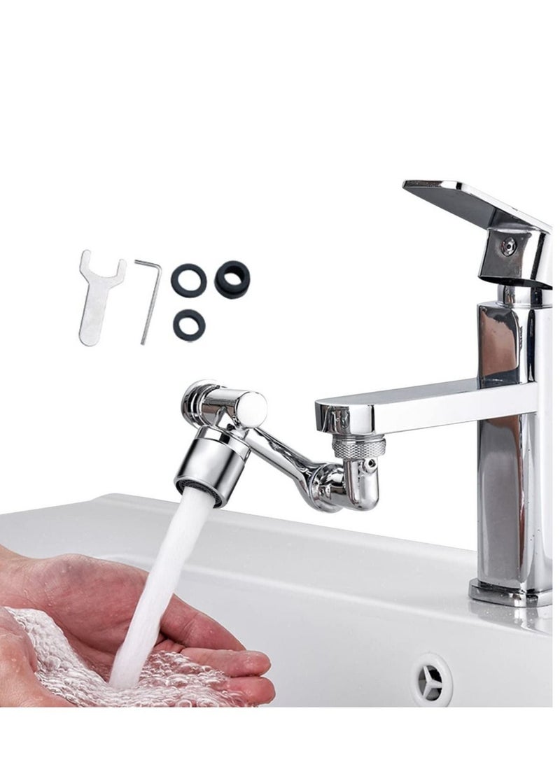 Generic - Universal Rotating Faucet Extender 1080° Large-Angle Rotating Robotic Arm Water Nozzle Faucet Adaptor Faucet Aerator Splash Filter Kitchen Tap Extend - Image 1