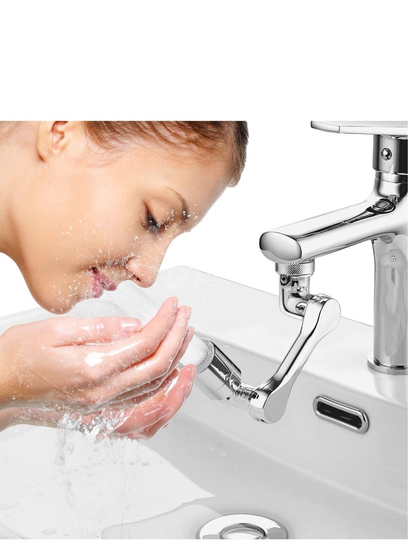 Generic - Universal Rotating Faucet Extender 1080° Large-Angle Rotating Robotic Arm Water Nozzle Faucet Adaptor Faucet Aerator Splash Filter Kitchen Tap Extend - Image 1