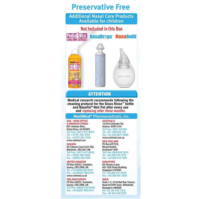 NeilMed Sinus Rinse Pediatric Starter Kit, 30 Count - Image 4