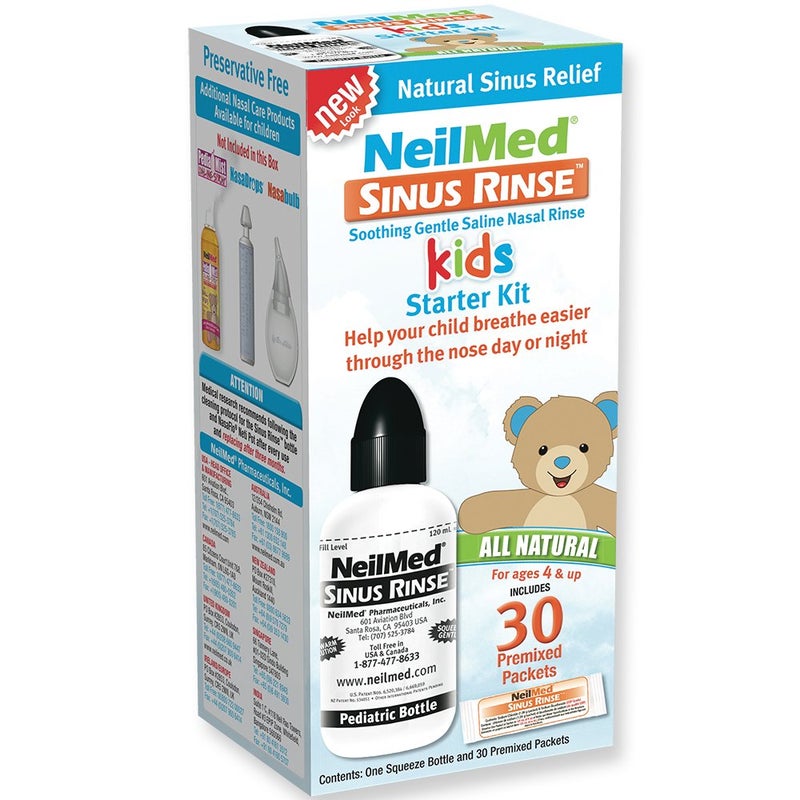 NeilMed Sinus Rinse Pediatric Starter Kit, 30 Count - Image 1