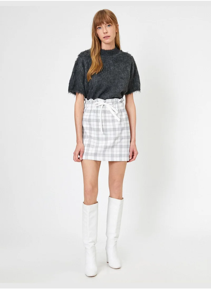 KOTON Check Skirt