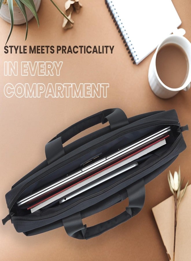 RIVACASE Biscayne Laptop Bag 15.6 Inches Versatility and Style Compact Shoulder Bag for Notebooks Ultra Light Computer Bag for Women/Men/Travel/Business, Compatible with Laptop Macbook Pro 15.6 inch - Image 3