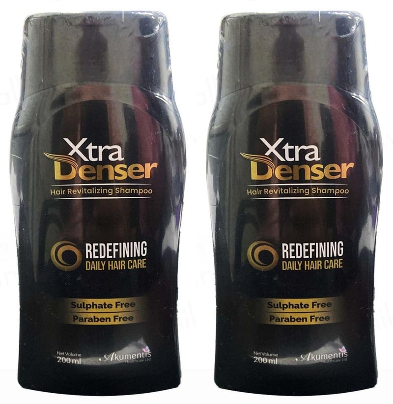 Generic Xtra Denser hair revitalizing shampoo 200mlR Pack of 2 