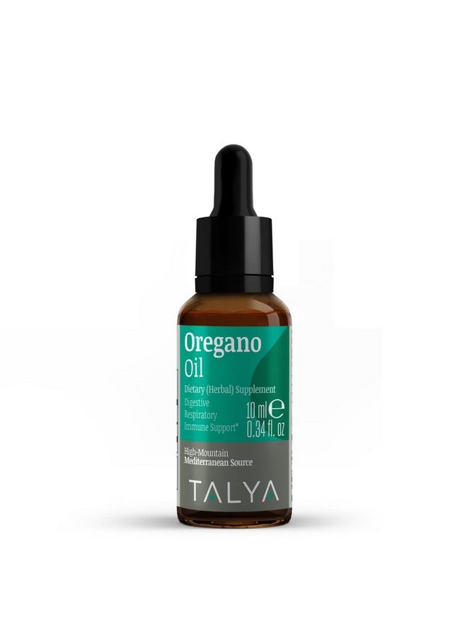 TALYA Oregano Oil 0.34 fl.oz | Oil of Oregano Liquid | Immune Support, High Carvacrol, Digestive Health | Non-GMO | Vegan | Mediterranean Oregano - Image 1