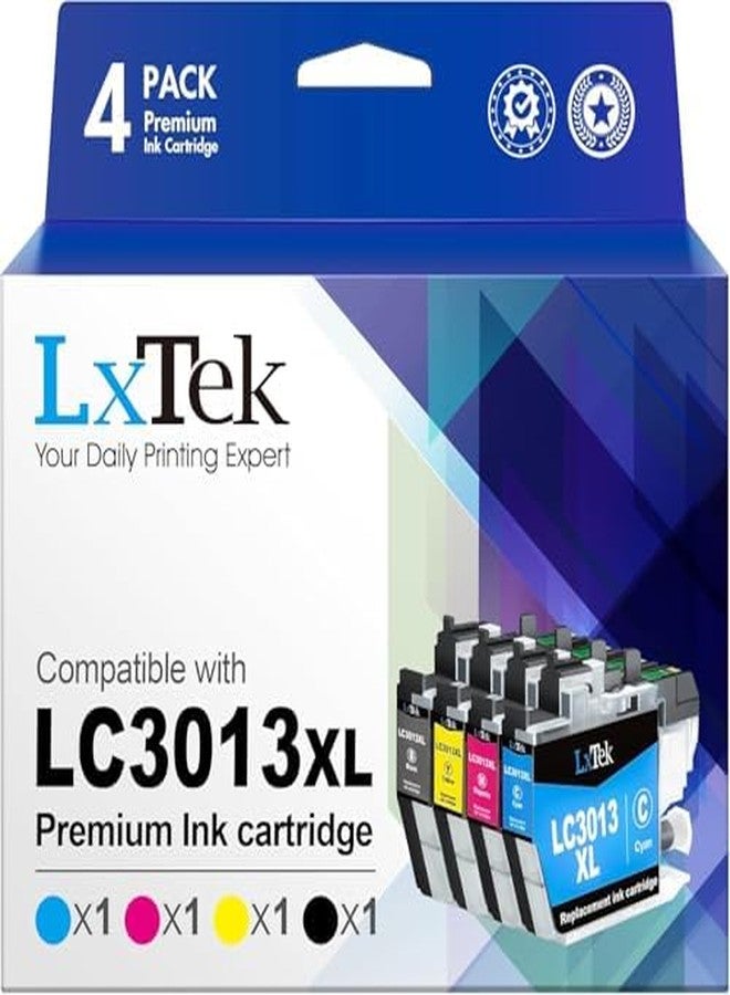 LxTek LC3013 Ink Cartridges BK/C/M/Y Compatible for Brother LC3013 High Yield - Image 1