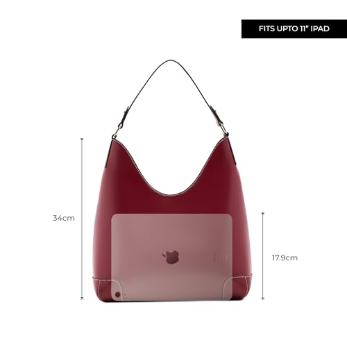 Miraggio Gloria Hobo Bag (Wine) - Image 2