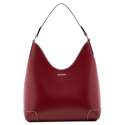 Miraggio Gloria Hobo Bag (Wine) - Image 1