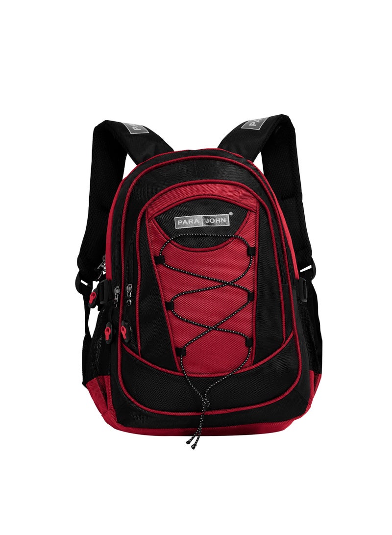 PARAJOHN Classic Students School Backpack Red - Image 1