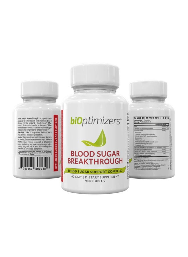 BiOptimizers Blood Sugar Breakthrough 60caps - Image 2