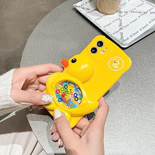 LMA Funny Phone Case Compatible with iPhone Case 15 Pro with 3D Duck Games Creative Novelty Play Case Soft Silicone for Teen（Compatible with iPhone Case 15 Pro） Yellow - Image 5