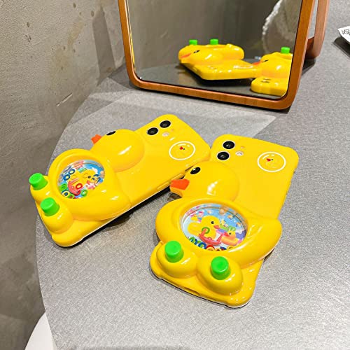 LMA Funny Phone Case Compatible with iPhone Case 15 Pro with 3D Duck Games Creative Novelty Play Case Soft Silicone for Teen（Compatible with iPhone Case 15 Pro） Yellow - Image 4