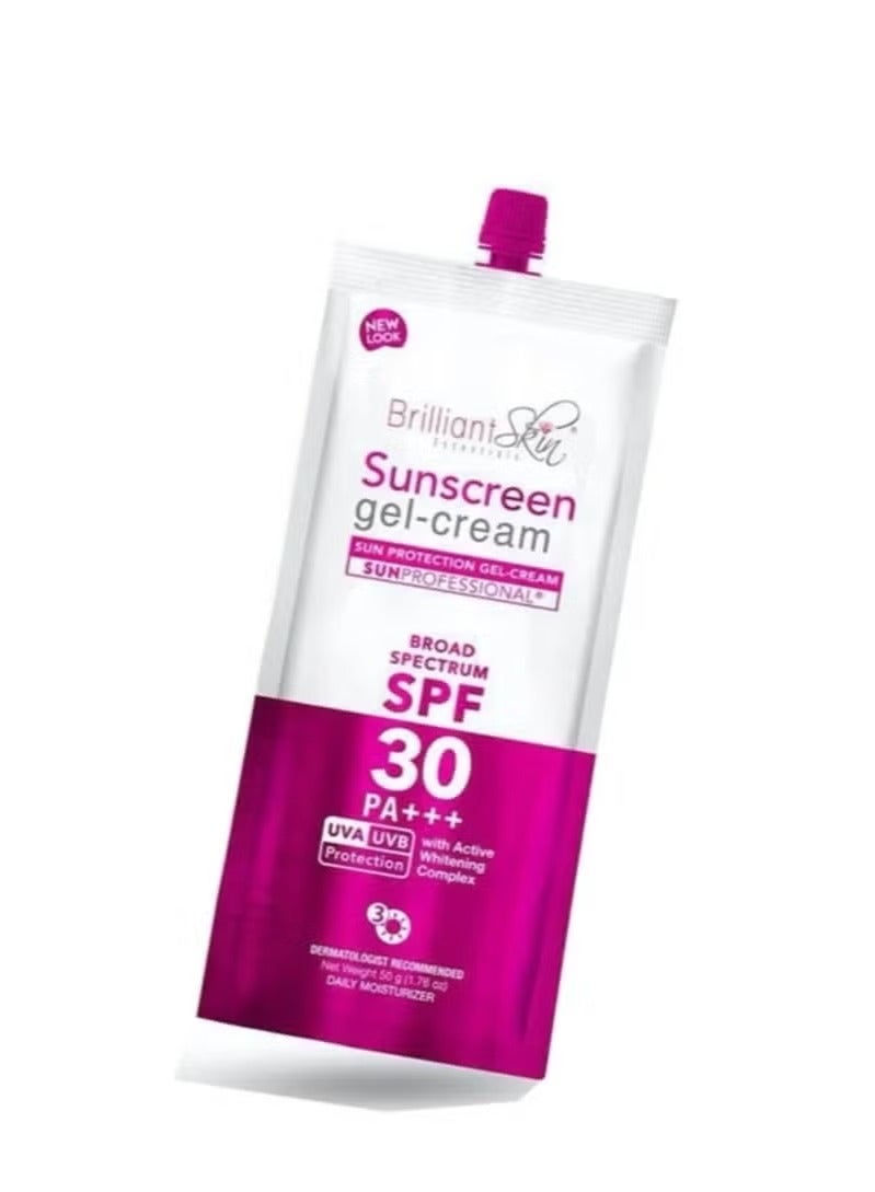Brilliant Skin كريم جل واقي من الشمس طيف واسع SPF 30 PA +++ - Image 2