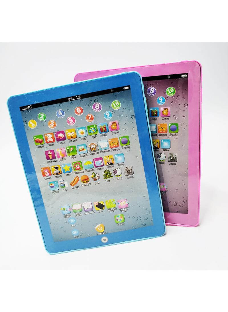 2Pcs Children's English tablet learning machine Portable early education story machine children's toys without batteryenglish