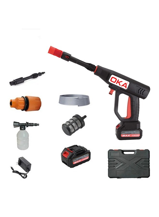 OKA Rechargeable Water Pressure Gun For Washing Cars Bicycles windows 21V – 280Watt – 12A – 15Bar /TTG30  - Image 3
