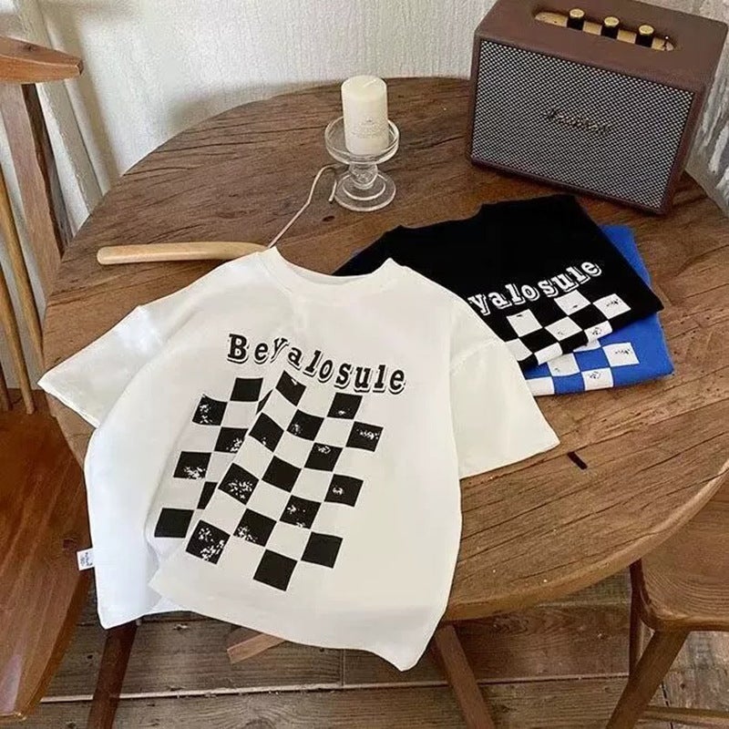 Pure Cotton Children'S Short-Sleeved T-Shirt Summer 2026 New Versatile Baby Cartoon Casual Tops For Boys And Girls - Image 1