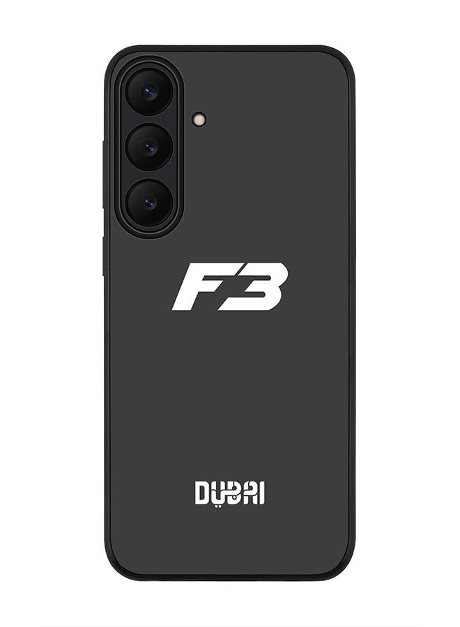 Stylizedd For Samsung Galaxy S25 FE Case,Slim fit Camera Protection, Shockproof Thin Phone cover  -  Faz3 Dubai Grey