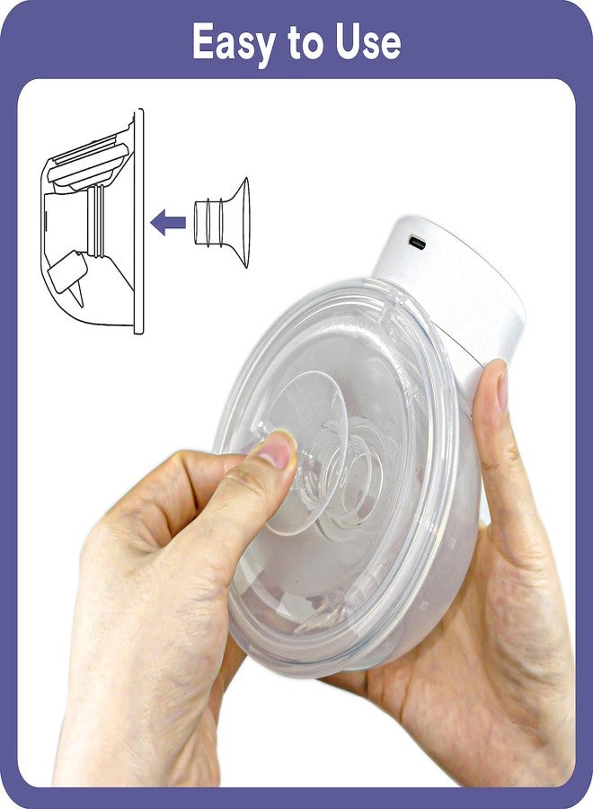 RUVALINO Flange Insert 17mm, Compatible with Breast Pump (S12A/S12/S12 Pro/S10/S9 Pro/S9) 24mm Shields/Flanges, Reduce 24mm Tunnel Down to 17mm, 2PCS - Image 5