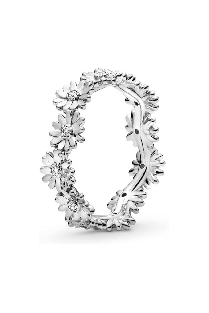 PANDORA Daisy Sterling Silver Ring with Clear Cubic Zirconia - Image 5