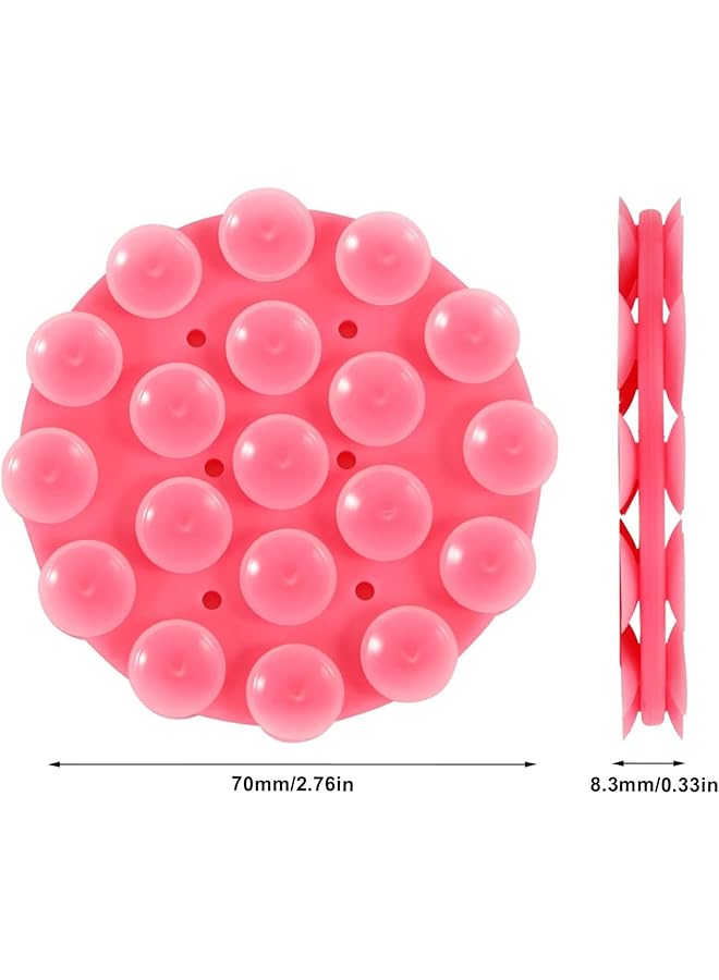 أوزيغالور مجموعة من 5 حاملات شفط من السيليكون للهاتف، حافظة هاتف لاصقة مضادة للانزلاق وحامل هاتف محمول للسيارة - Image 5