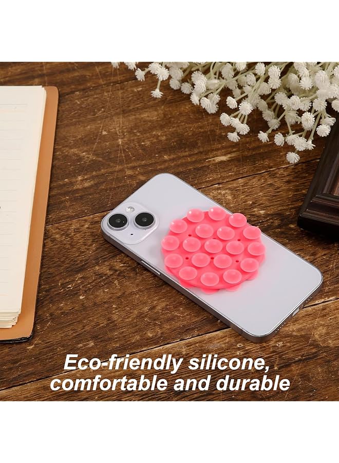 أوزيغالور مجموعة من 5 حاملات شفط من السيليكون للهاتف، حافظة هاتف لاصقة مضادة للانزلاق وحامل هاتف محمول للسيارة - Image 4