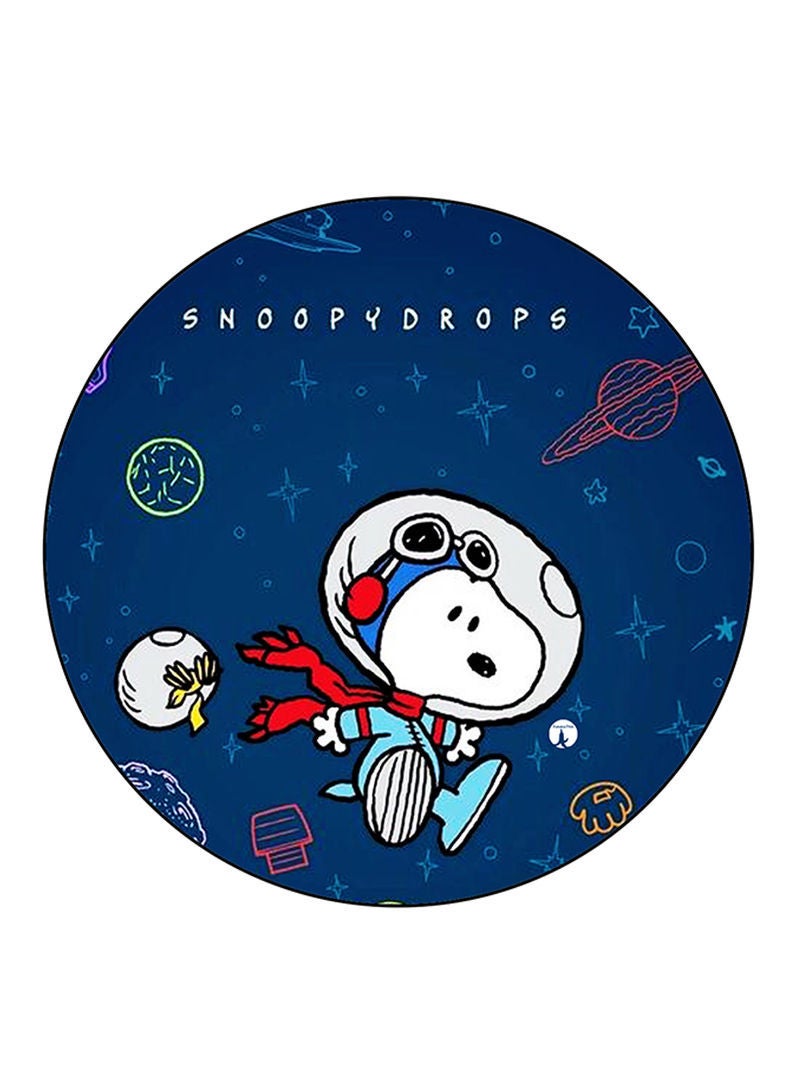 RKN Snoopy Printed Large Round Pin Badge Multicolour - Image 1
