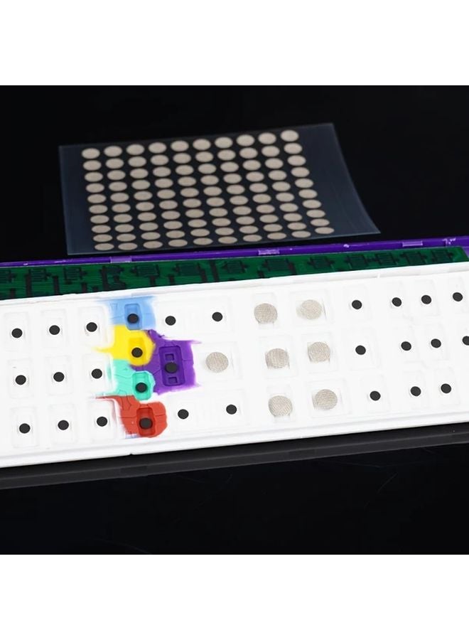 1 Sheet 6mm Self Adhesive Conductive Tape Dots Repair Sticky Contacts For Remote Control Keyboards Game Consoles - Image 5