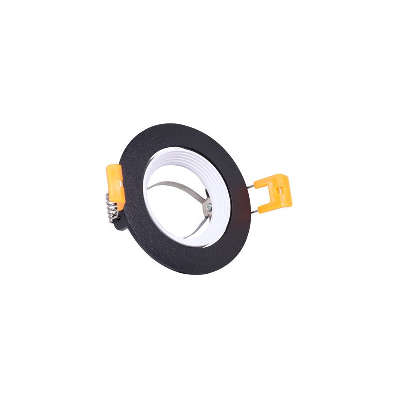 جني لايت سبوت لايت فارغ متحرك مدور مدرج المنيوم اسود وابيض عدد 10 جنى لايت L T-208 - Image 1
