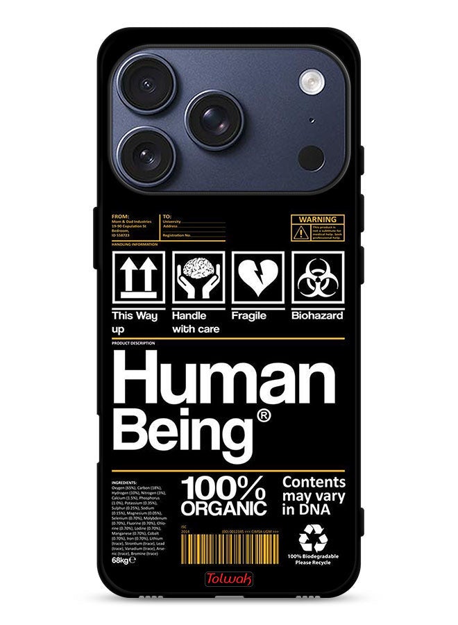 Tolwak Apple iPhone 17 Pro Protective Case Cover Human Being Sticker - Image 1