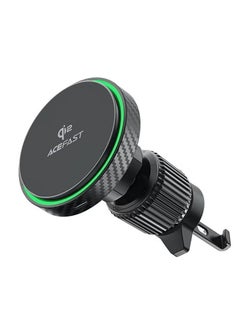 ACEFAST Fast Qi2 Wireless Charger Magnetic Car Holder D33 – Magnetic Mount for Fast Wireless Charging, Compatible with iPhone, Samsung & Qi-Enabled Devices, Adjustable Angle, Secure Phone Hold for Cars, Easy Installation  - Image 1