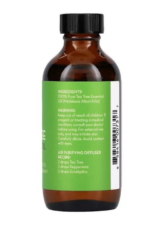 PURE BODY NATURALS Essential Oil Tea Tree  4 fl oz 120 ml  - Image 2