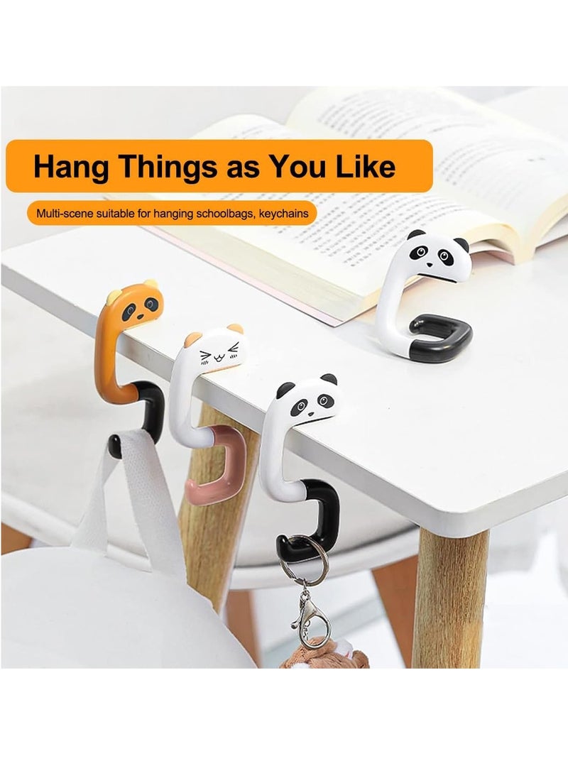 spa luxetique 4 Pieces Table Bag Hook, Table Bag Holder Portable Office Bag Hanger Foldable Handbag Hook for Women  - Image 2