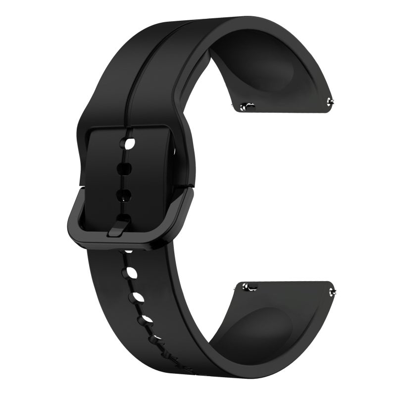 erorex For Huawei Watch Buds 22Mm Loop Silicone Watch Band(Black) - Image 2