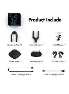 Y&D for Oculus Quest, Quest 2, Rift or S VR Headset and Touch Controllers Charging Dock Display Stand Accessories  - Image 5