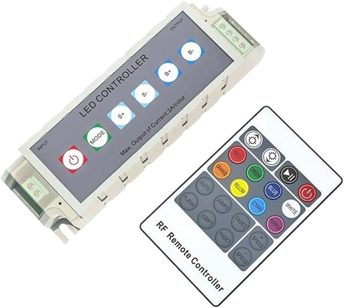 20 Keys Wireless Dual Remote Control RGB LED Strip Dimmer Module DC 12 24V - Image 1