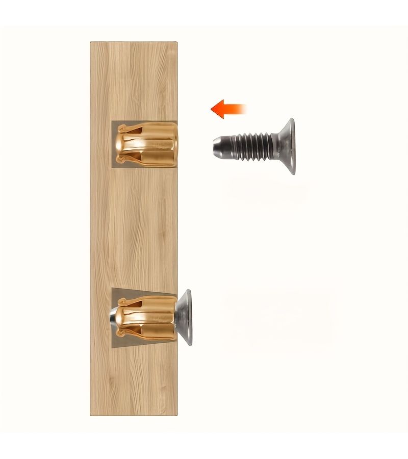 80pcs Reusable Hinge Expansion Inserts for Door Panel Fastener Repair - Image 5
