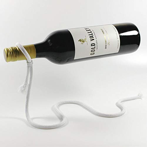 Fantasee Magic Suspending Rope Wine Holder, Floating Illusion Wine Rack Bottle Holder Novelty Gift for Kitchen Home Decoration (Suspending Rope) - Image 4