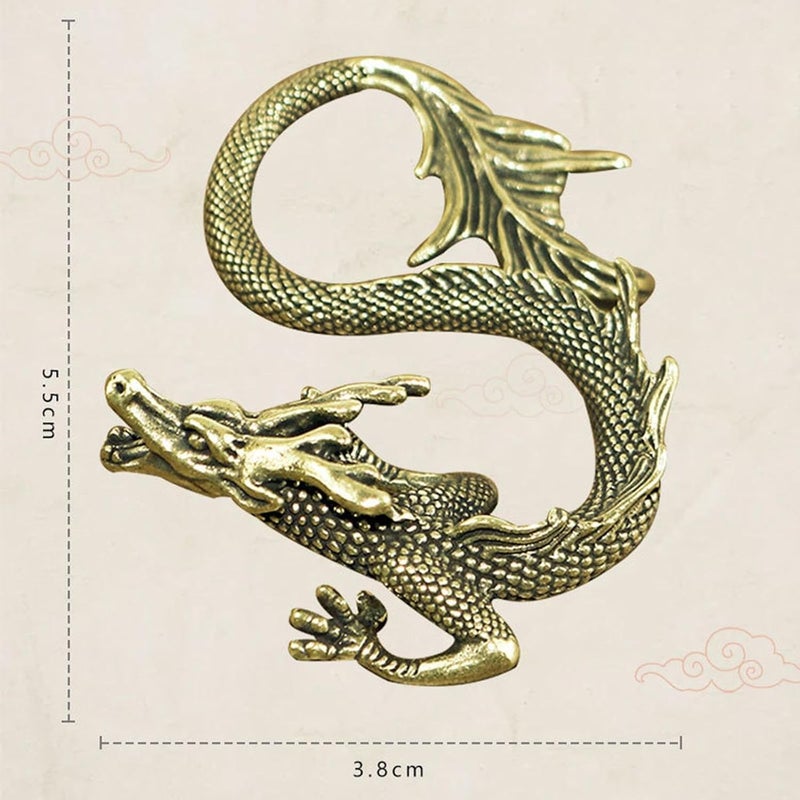 Photo Frame Resin Picture Frame Stand Hanger Card Display Brass Chinese Sculpture Mini Figurine Handcrafted Material Decorative Piece Suitable - Image 4