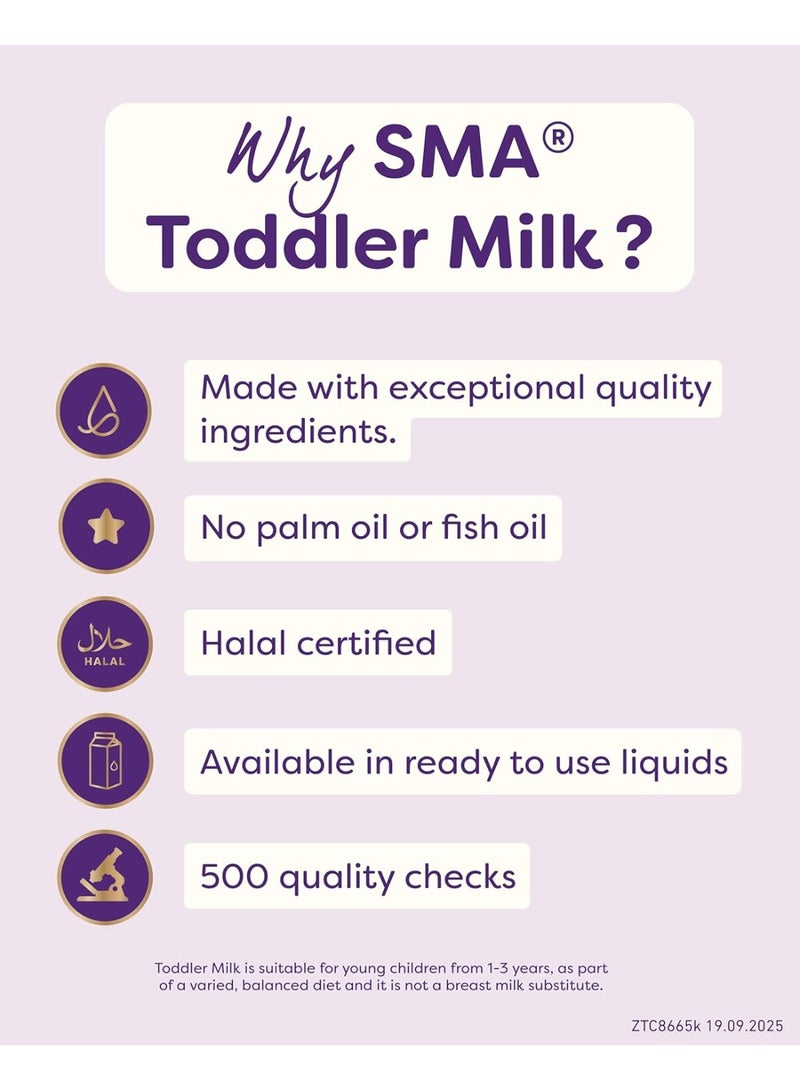 SMA Stage 3 Toddler Milk  Baby Powder Formula 1-3 Years 800grams - Image 3