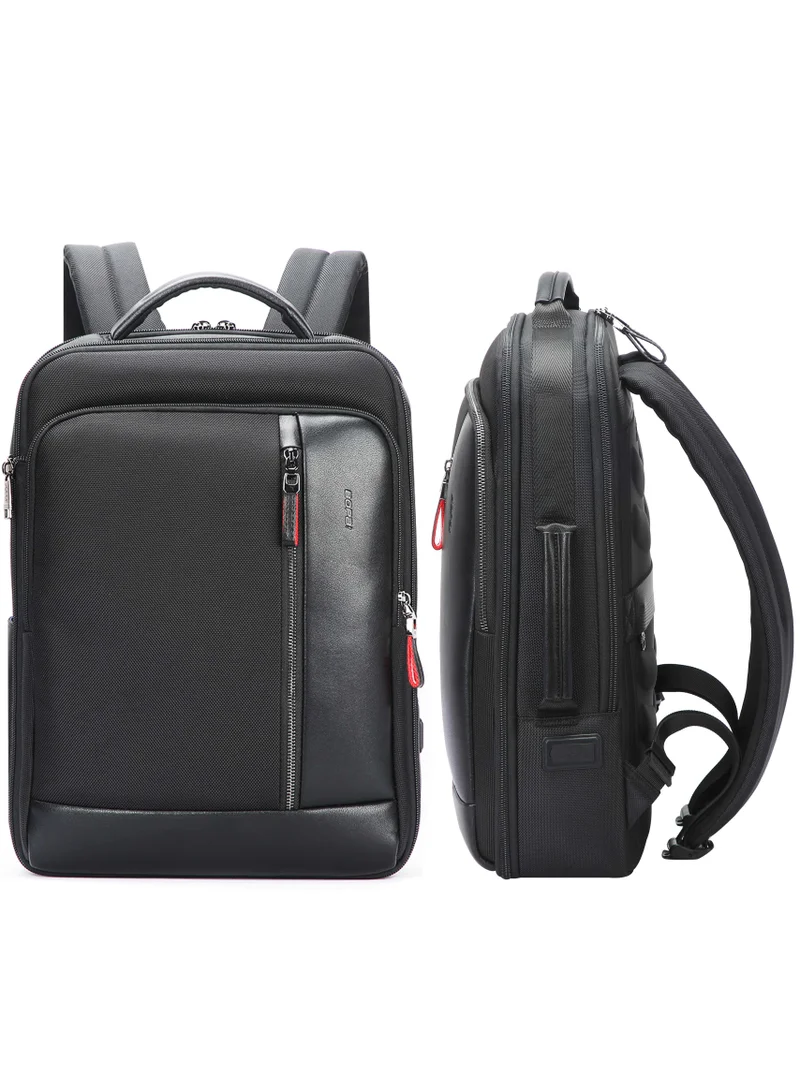 Bopai Premium Expandable Laptop Backpack Water Resistant Multifunctional Daypack with Built in USB Port for Casual/ Office/ School/ College, BO-BB641-Black