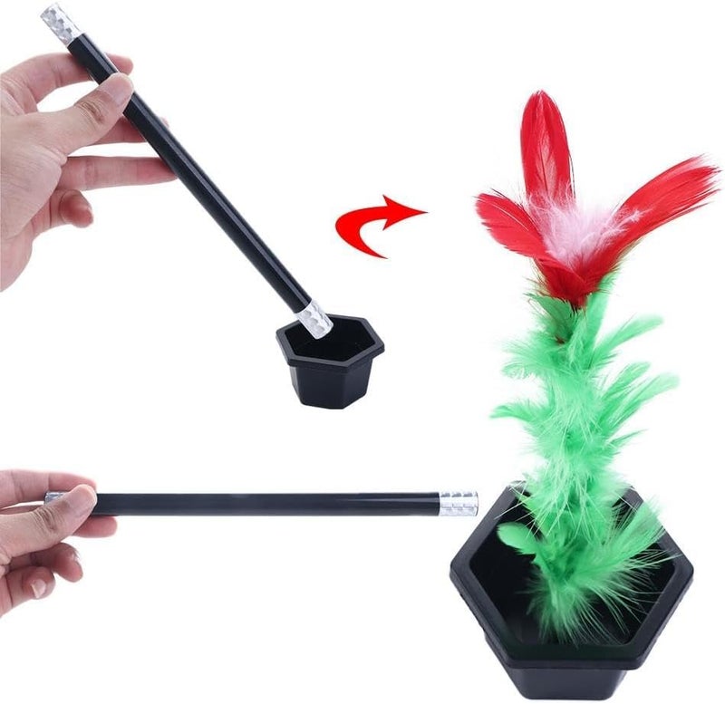 Pxiryanlow Stick to Rose Magic Tricks Magic Wand to Flower Easy Magic Tricks Funny Toys Show Performance Prop for Adults Teenagers Magician Accessories Magic Kits and Accessories - Image 4