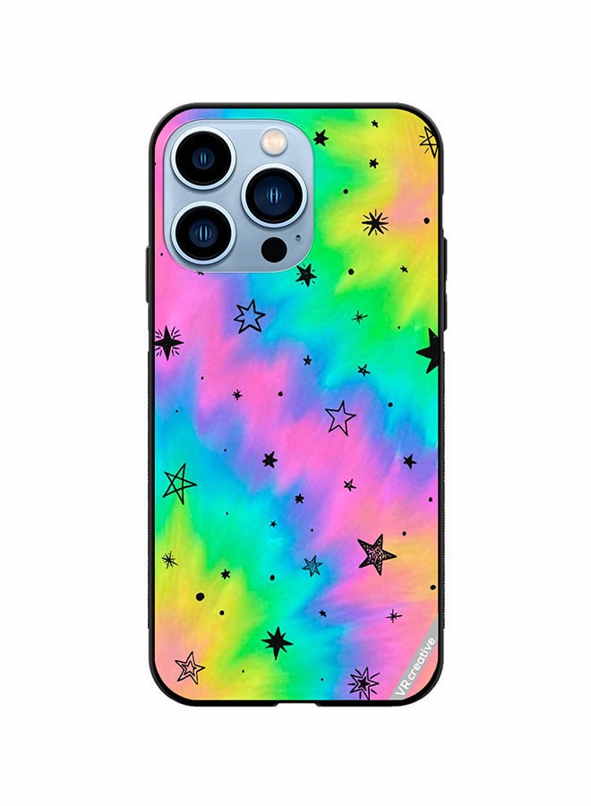 VR CREATIVE Protective Case Cover For Apple iPhone 13 Pro Star Design Multicolour - Image 1